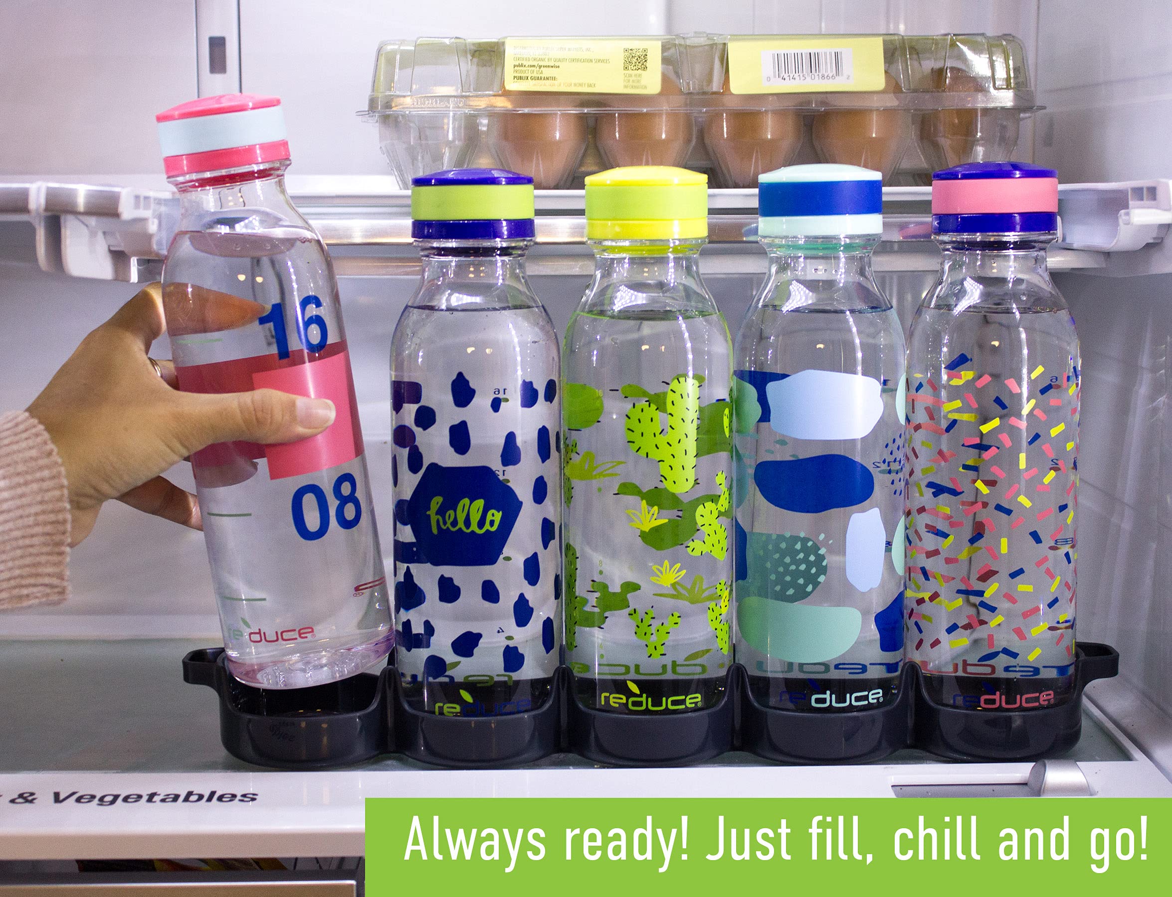REDUCE bottle surface texture close-up highlighting durable, grip-friendly finish