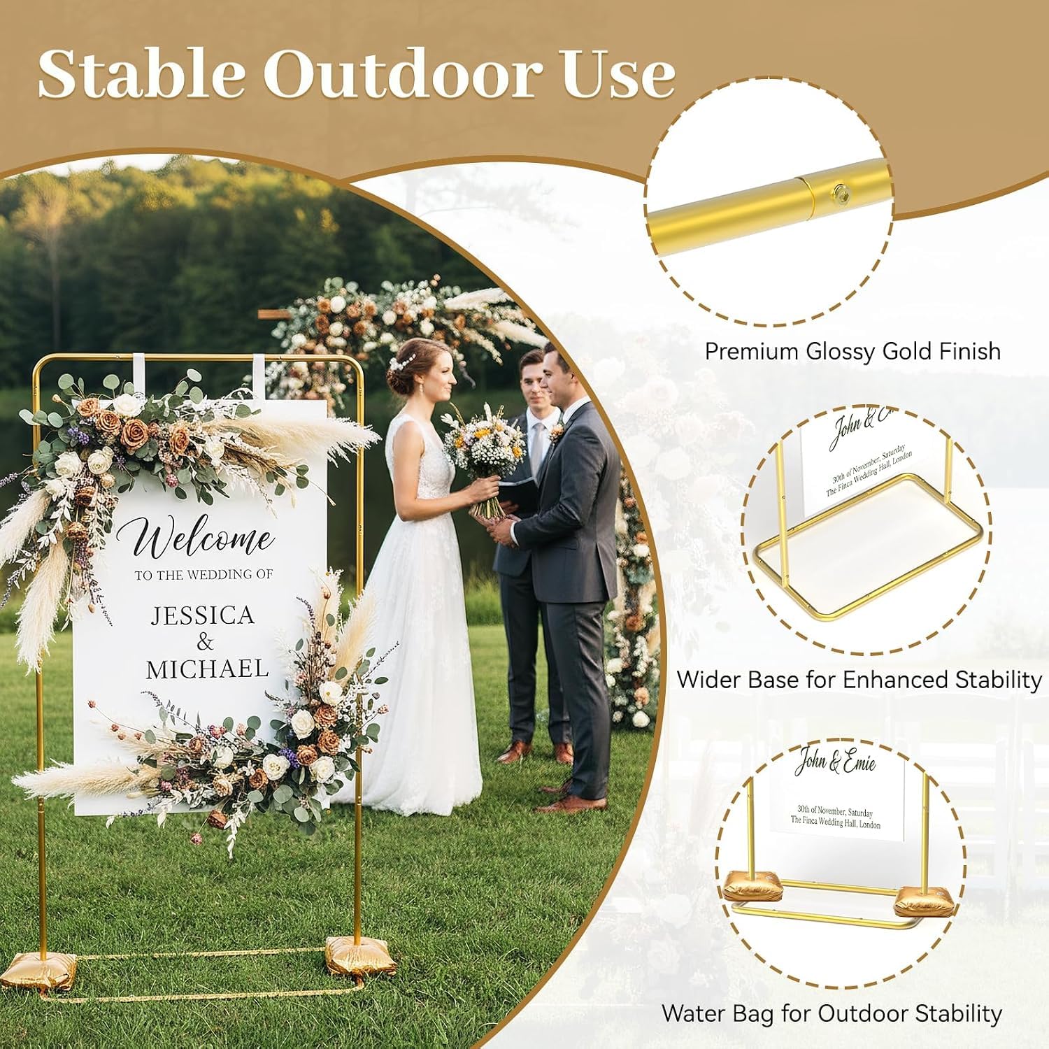 ReePlan mounted acrylic sign showing clean presentation benefit