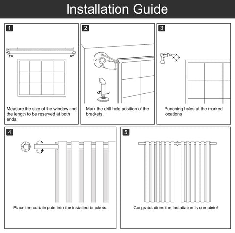 Refrze grommet curtain sliding on rod for smooth operation benefit
