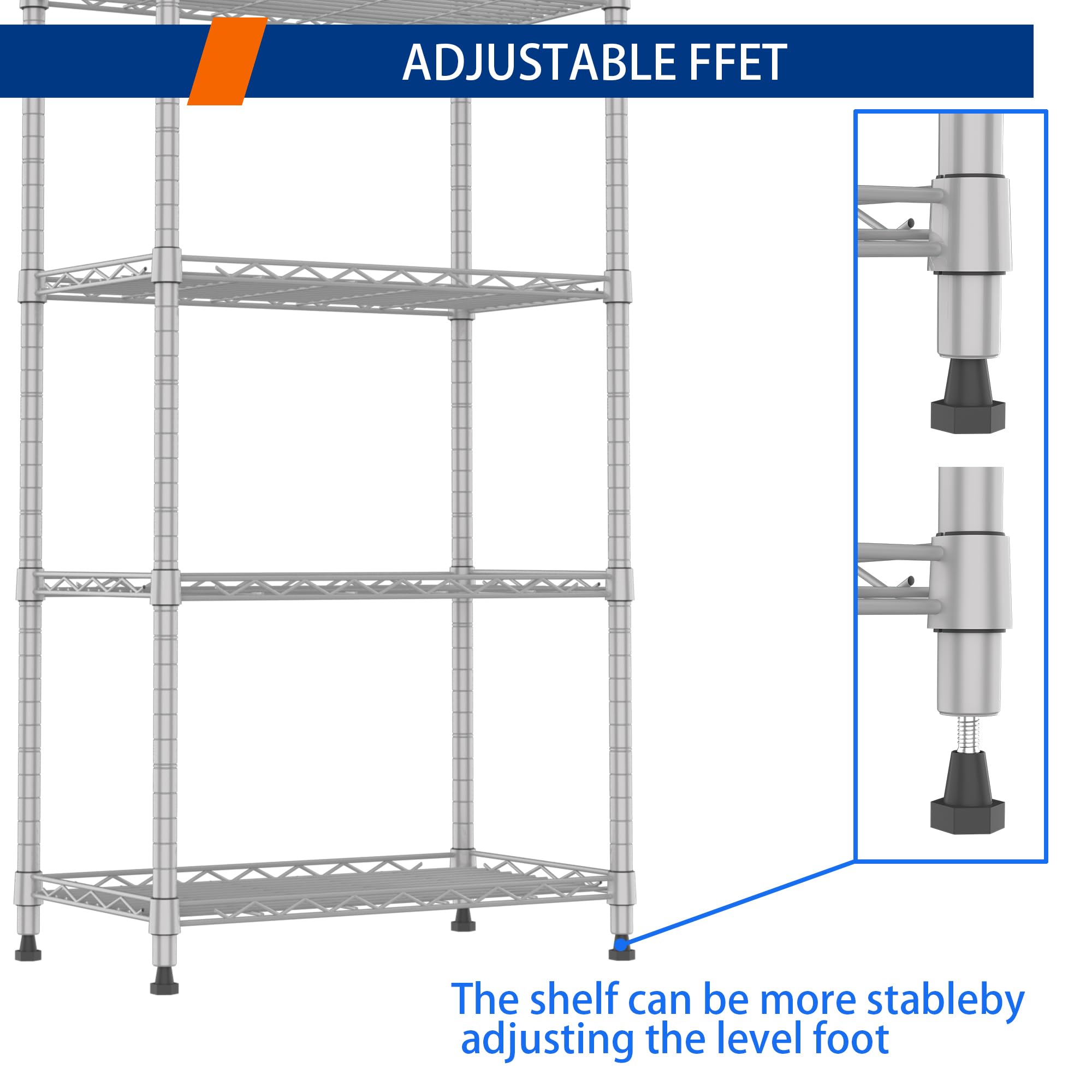 REGILLER assembly parts laid out for easy tool-free construction benefit