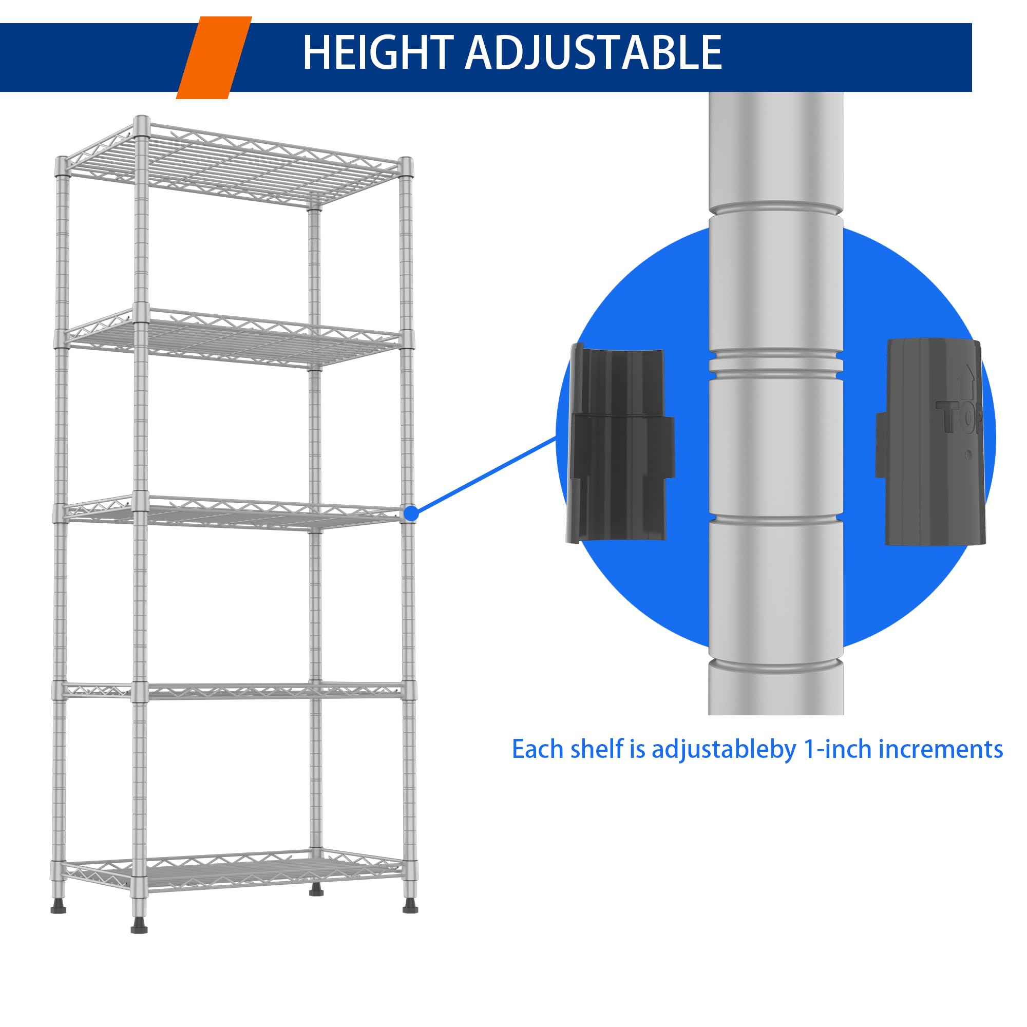 REGILLER side profile showing slim depth and multi-tier capacity benefit