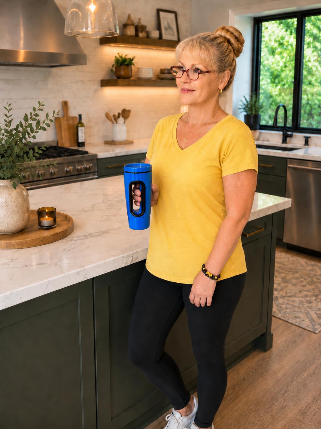 Rehabilitation Advantage mug on a table in a home setting showing everyday usability benefit