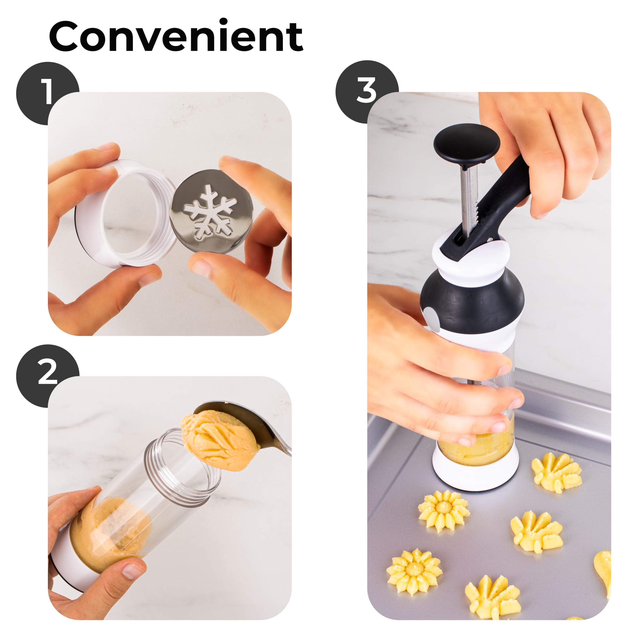 Reifier size comparison with hand showing compact footprint and comfortable handling