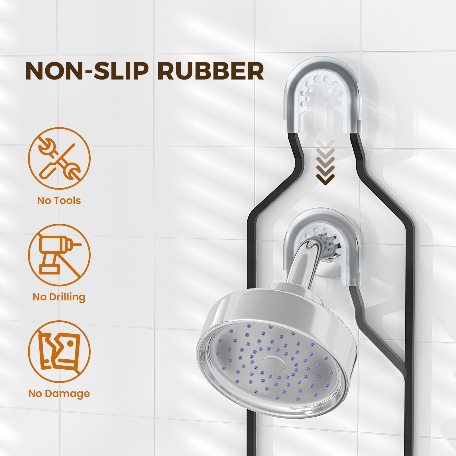 REINHARDT toothbrush and soap holder organized for daily convenience