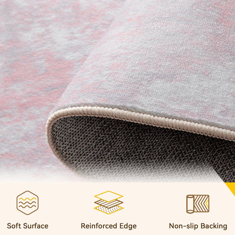 RELEANY low-pile texture detail showing soft smooth feel underfoot