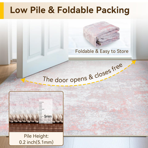 RELEANY spill being blotted on rug showing water-repellent fast-clean benefit