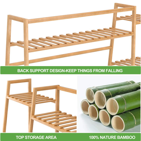 RELIANCER bamboo hanging rod detail showing reinforced support for clothes
