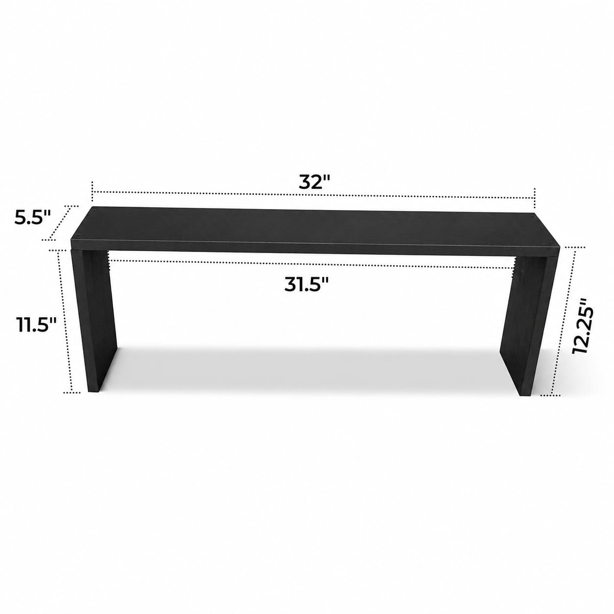 RELODECOR ebony mounting hardware and instructions for easy tool-free installation
