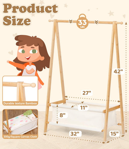 Relquorax canvas storage bag filled with toys showing tidy storage