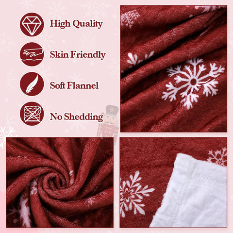Remagr blanket draped on sofa demonstrating warm look and seasonal styling