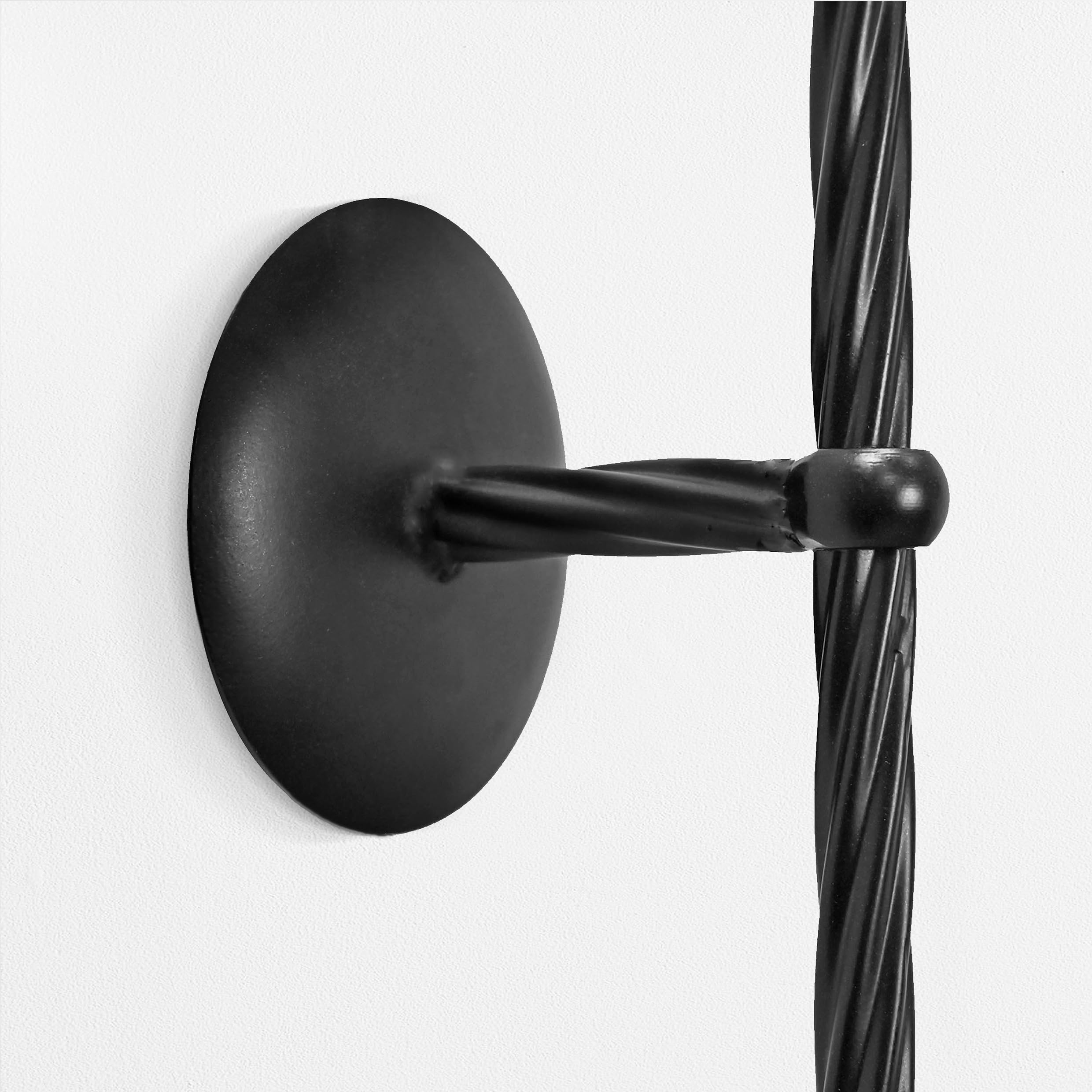 Remenna sconces flanking dining mirror, adds vertical elegance and dinner atmosphere