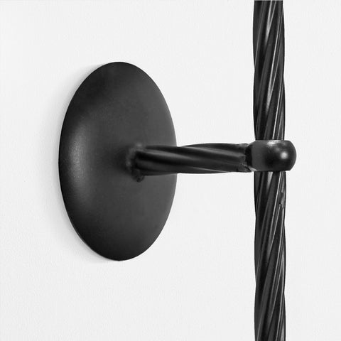 Remenna sconces flanking dining mirror, adds vertical elegance and dinner atmosphere