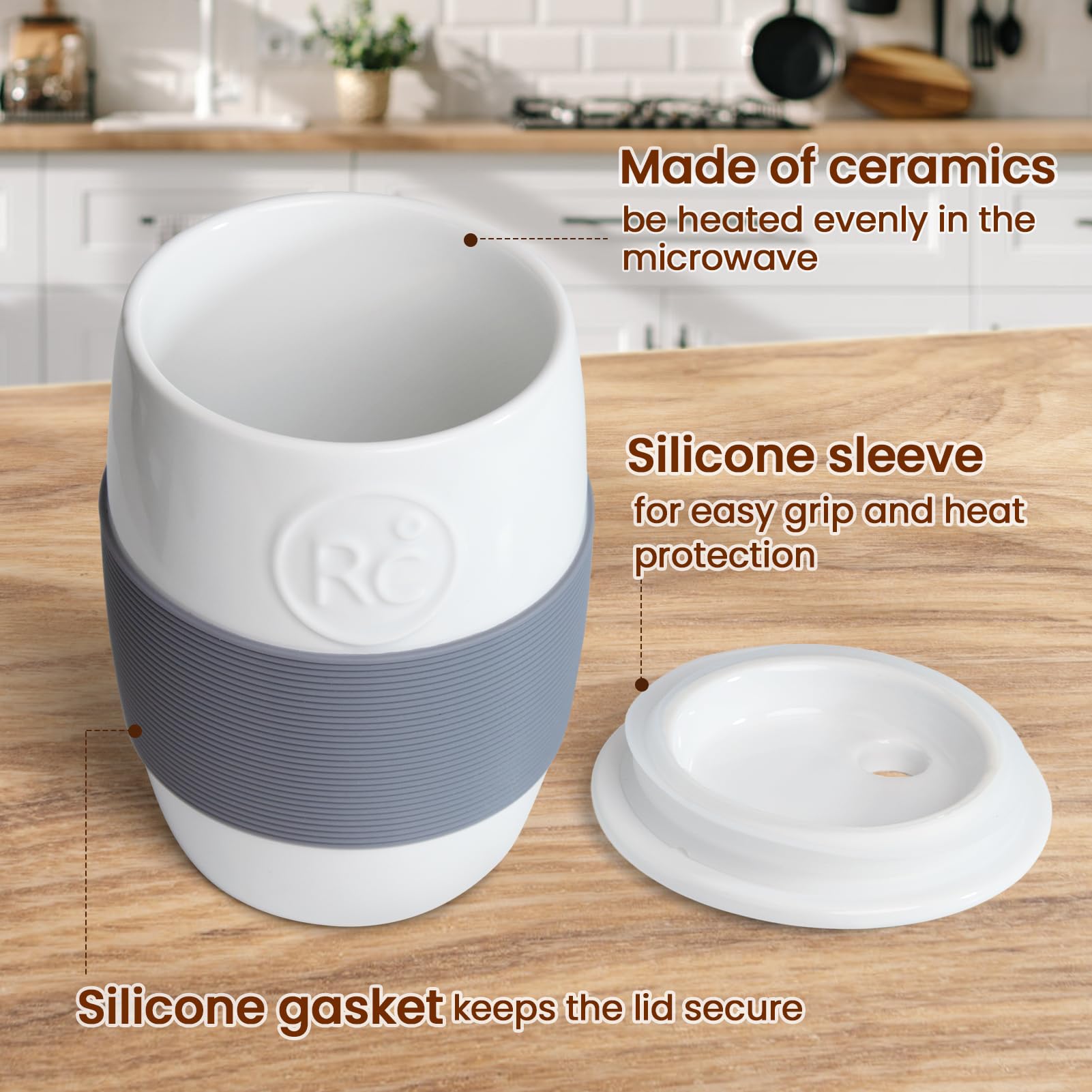 ReneeChef mug cake inside microwave demonstrating single-serve baking convenience