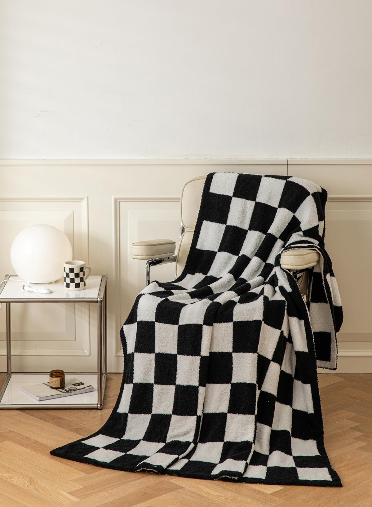 REPRECONF draped over sofa illustrating cozy everyday use