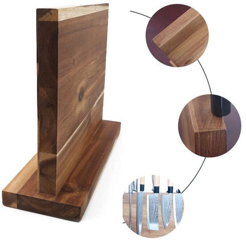 Resafy comparison with multiple knives showing capacity and orderly storage benefit