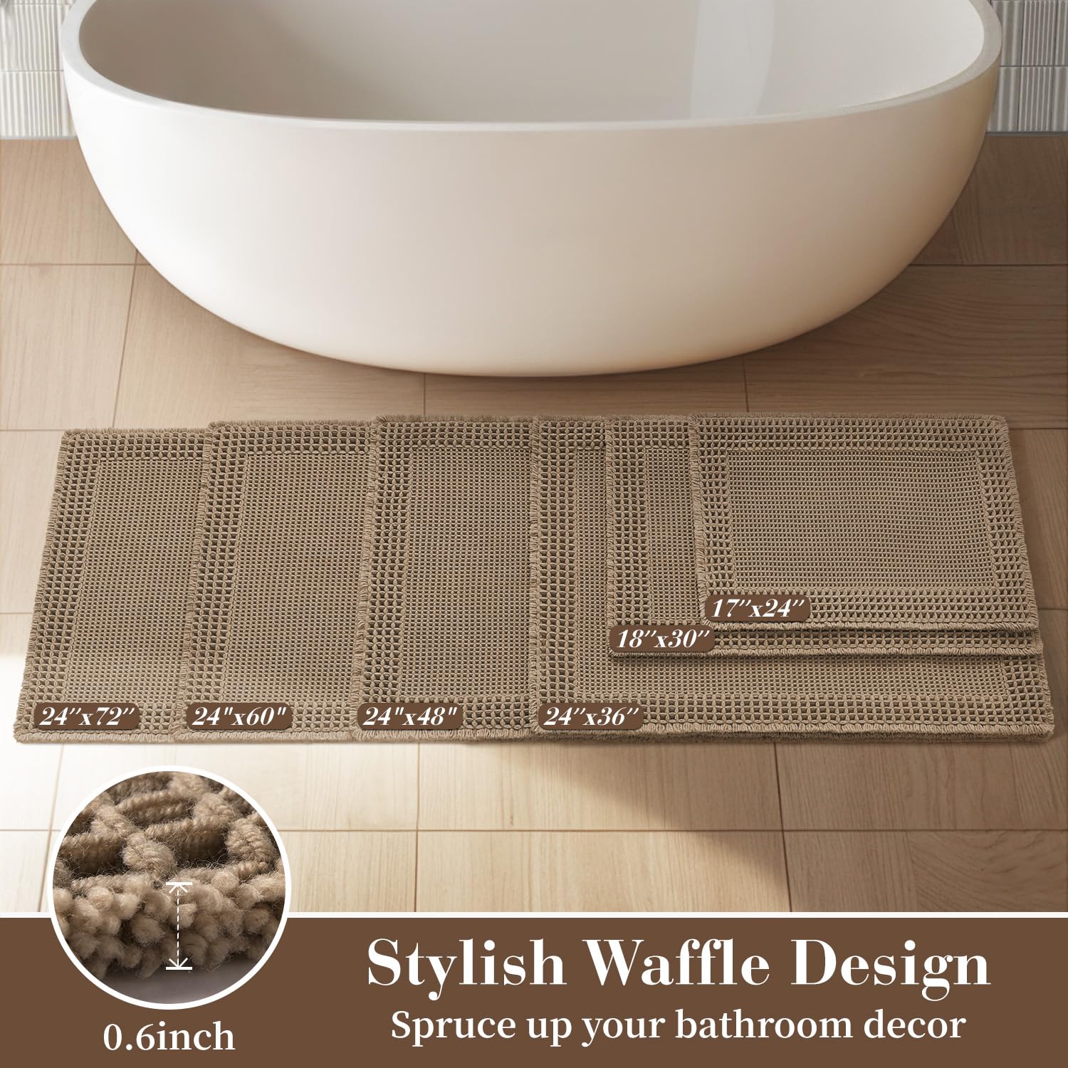 RESARE mat beside ruler illustrating 24x36 scale for proper fit