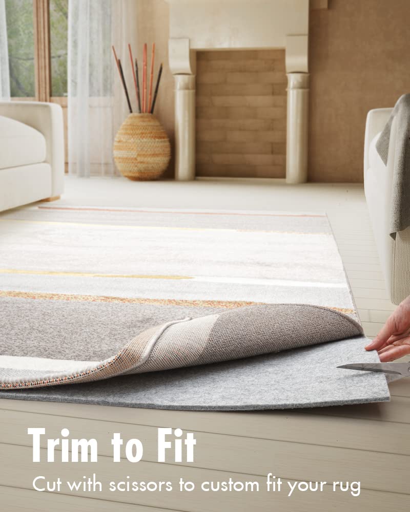 RESARE pad edge showing 1/4 inch thickness for floor protection