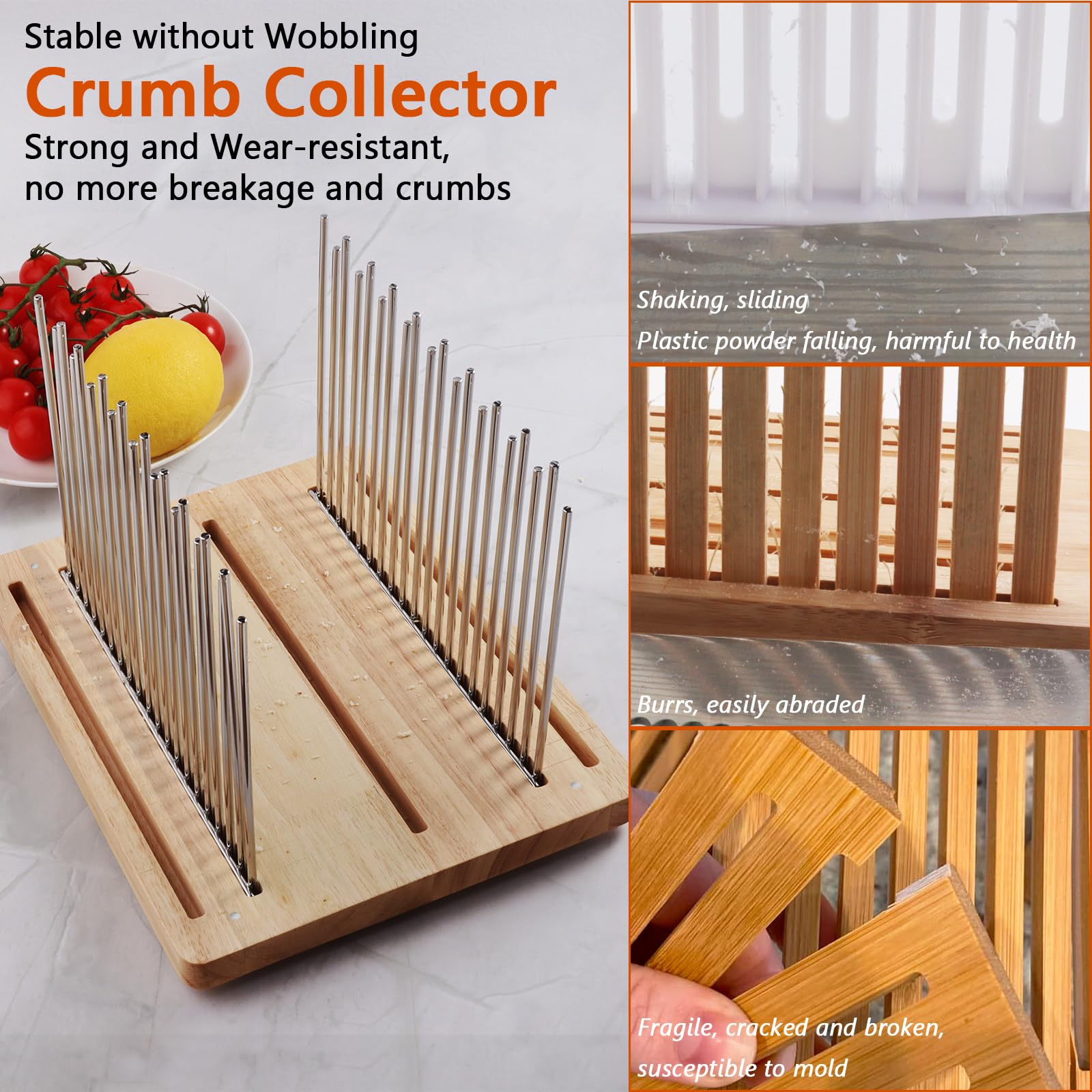 Resbywarm close-up of stainless steel rails showing durable guidance benefit