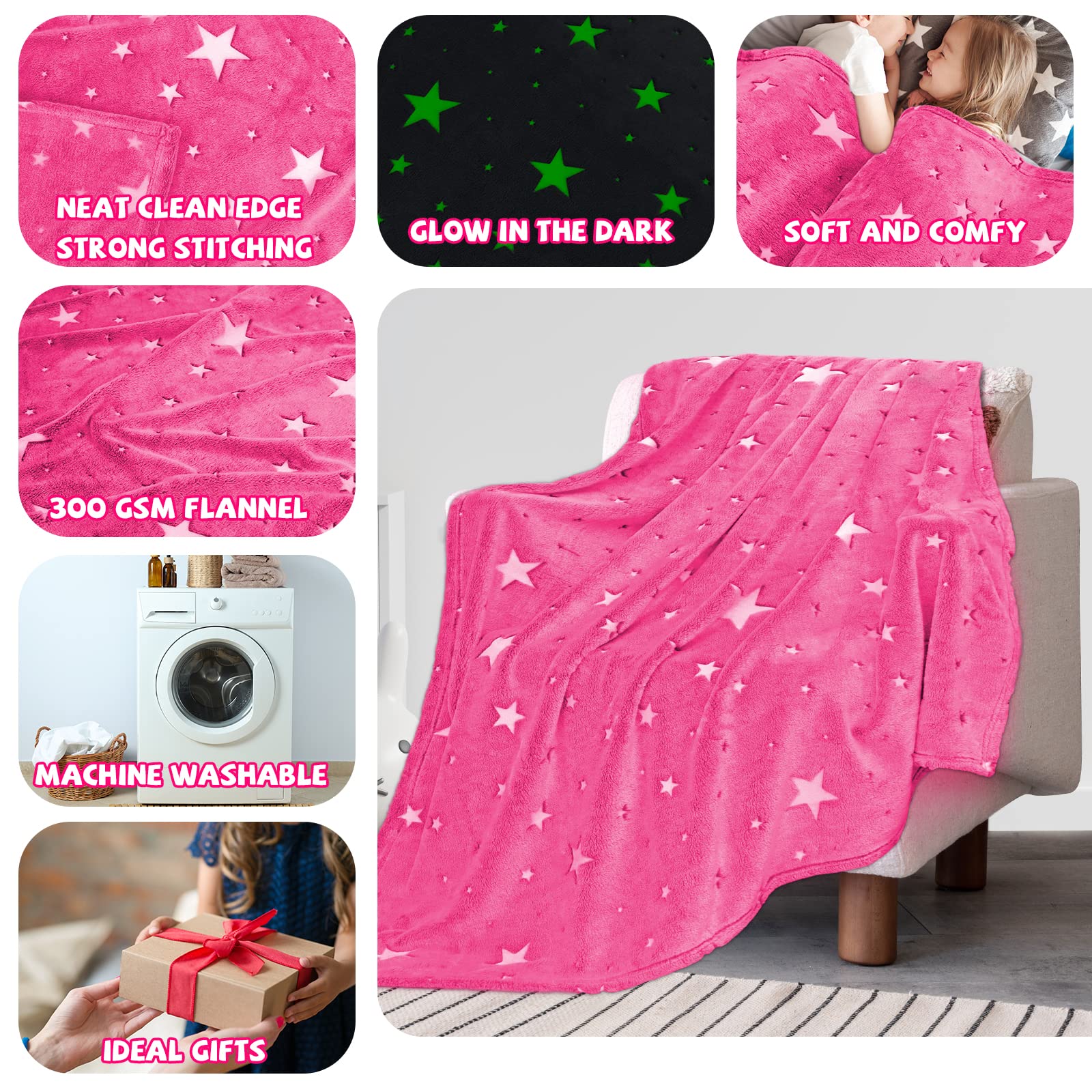 REXEO blanket styled on bed showing decor and cozy atmosphere benefit