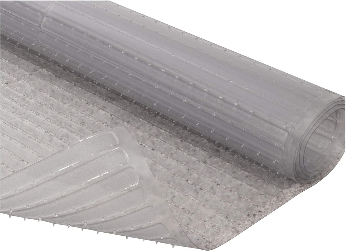 RESILIA clear runner front view protecting deep-pile carpet for long-lasting wear