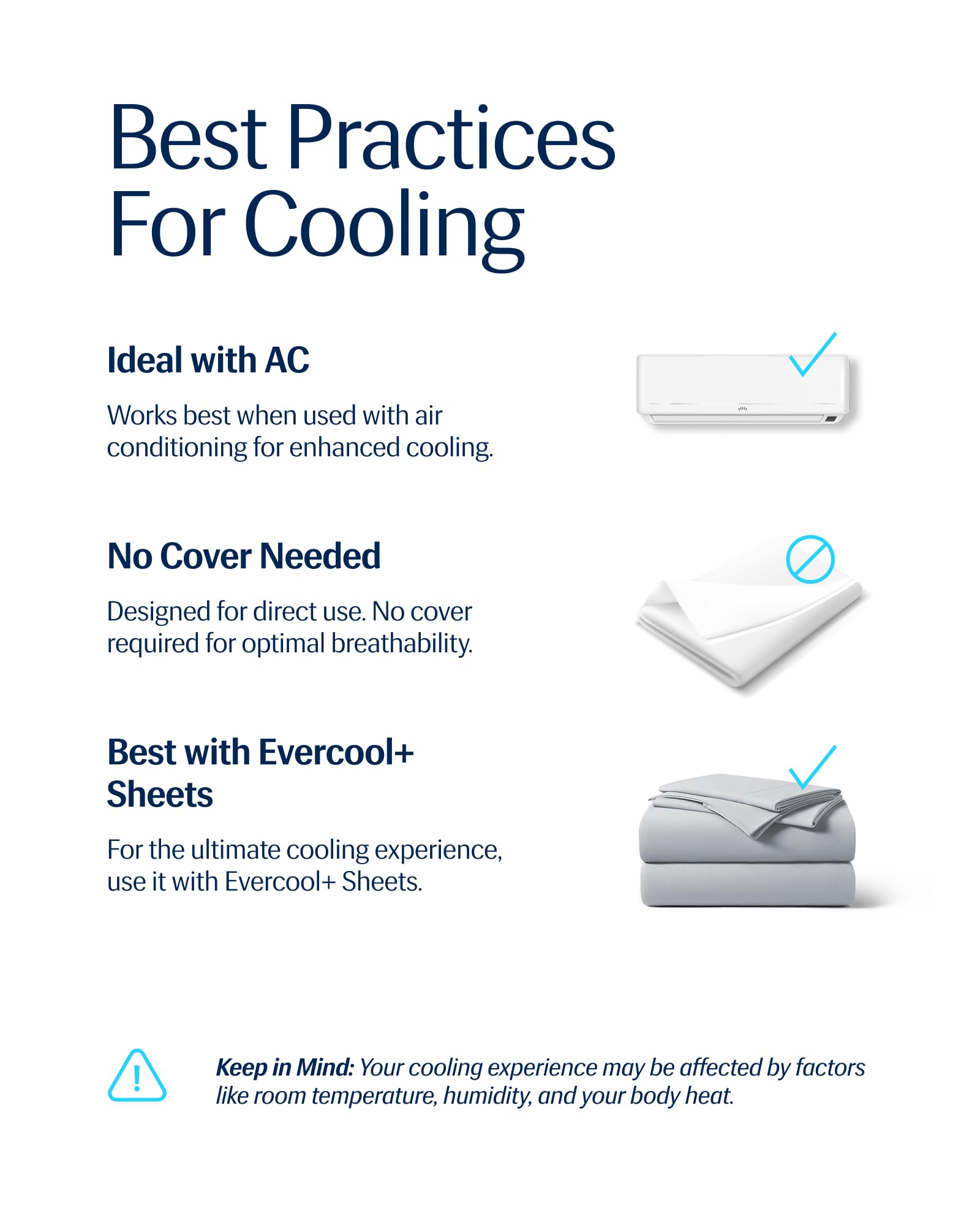 REST Evercool label and Good Housekeeping award badges displaying trusted cooling