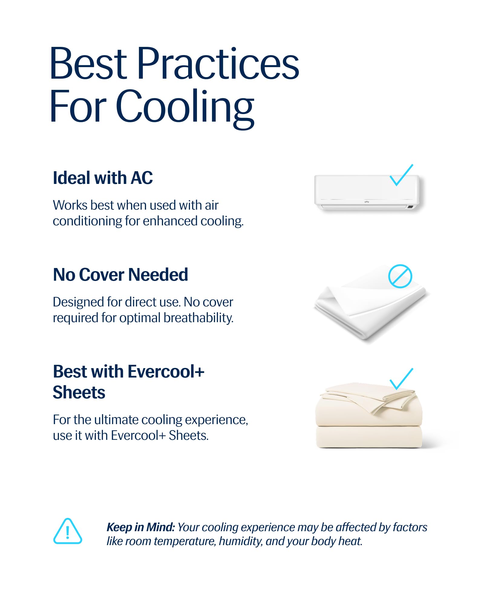 REST Evercool care label close-up showing wash instructions for easy maintenance benefit