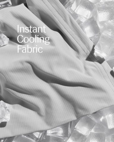 REST Evercool+ fabric close-up texture highlighting soft cooling feel