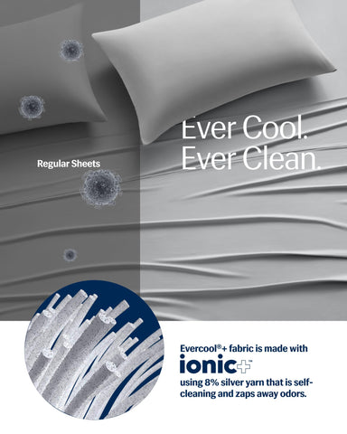 REST Evercool+ pillowcase smooth weave close-up reduces hair friction