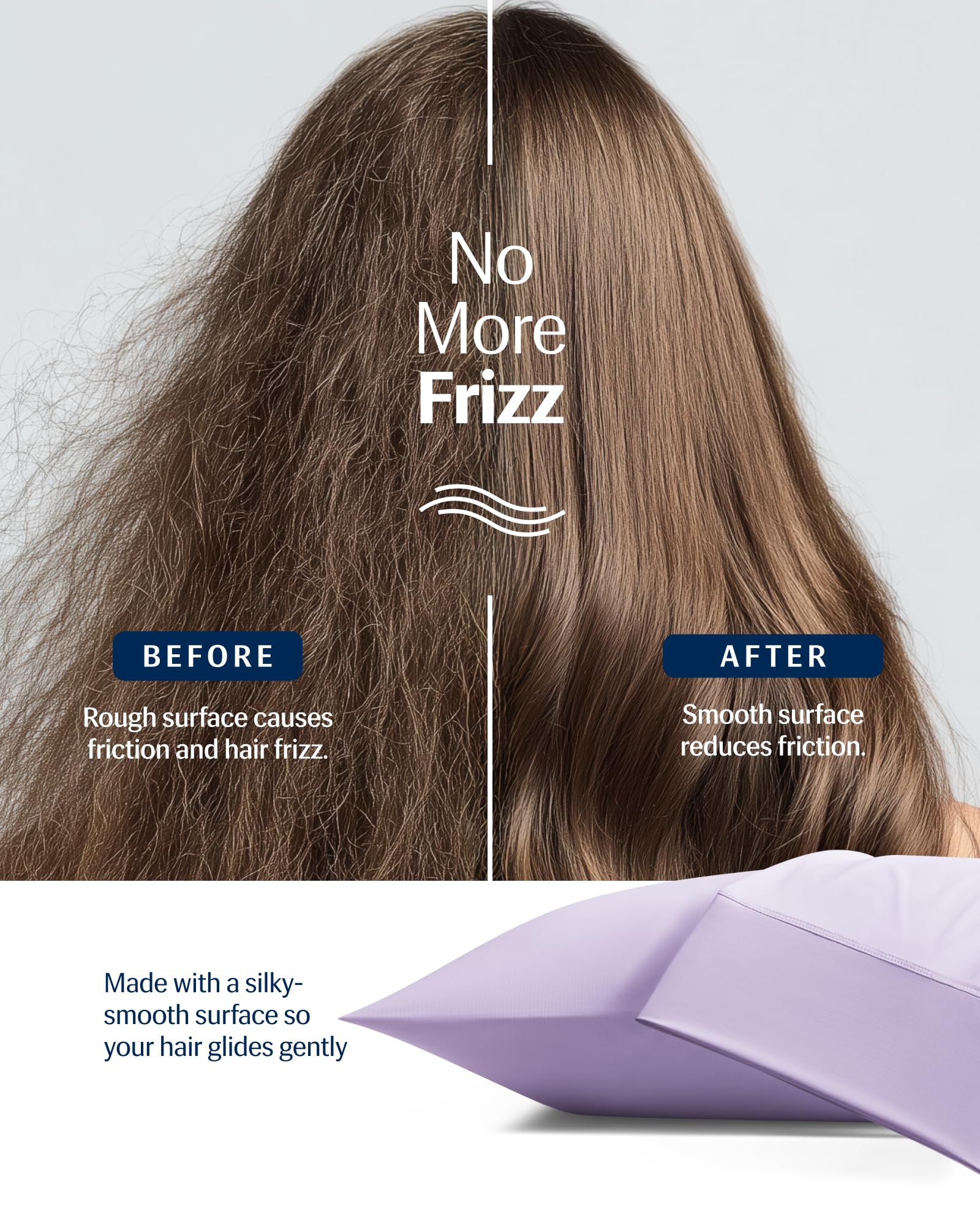 REST Evercool side sleeper using pillowcase to demonstrate reduced face creasing and cool touch