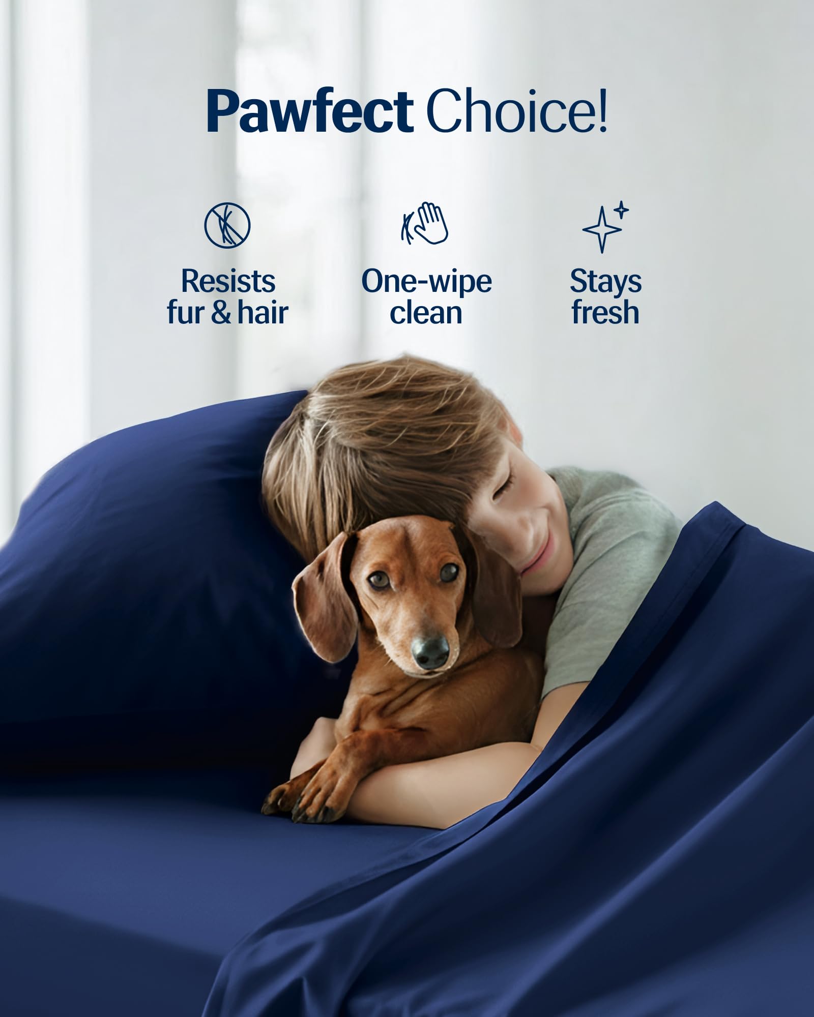 REST Evercool+ fitted sheet on mattress showing fit up to 18-inch depth