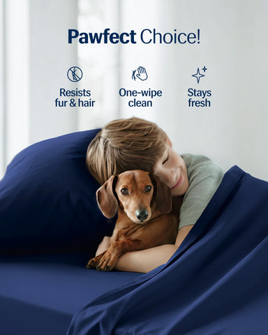 REST Evercool+ fitted sheet on mattress showing fit up to 18-inch depth