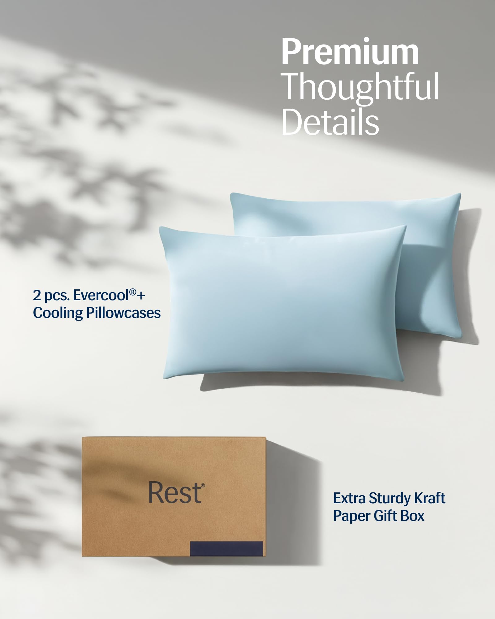 REST Evercool+ care label close-up showing machine-washable ease
