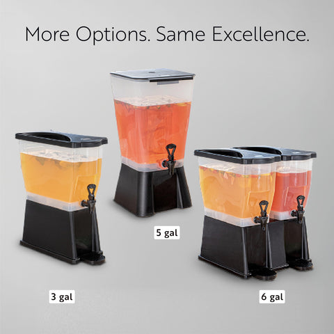 Restaurantware Bev Tek removable drip tray capturing spills and keeping counters clean