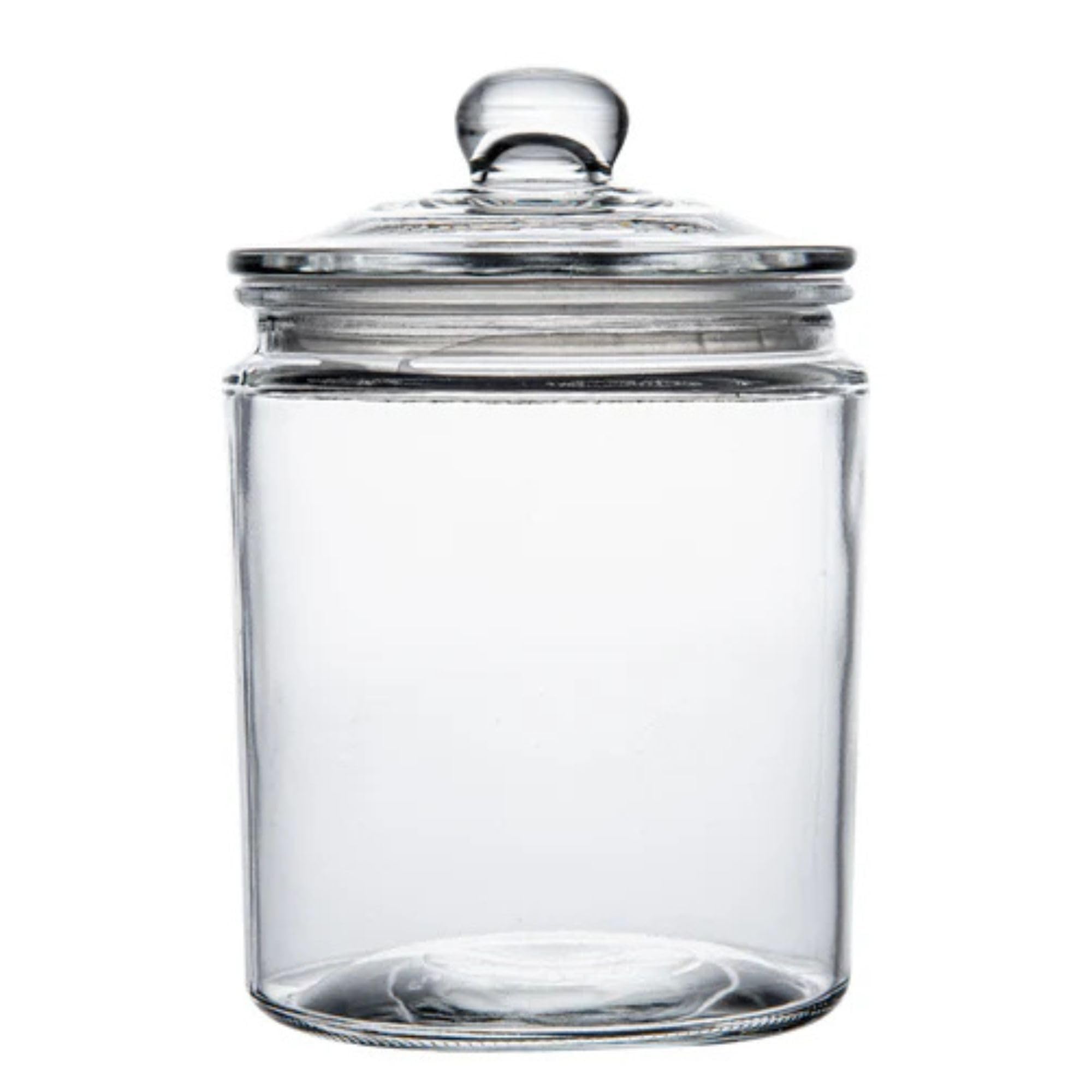 Restaurantware Vetri front view showing clear glass and knob, highlights tidy storage