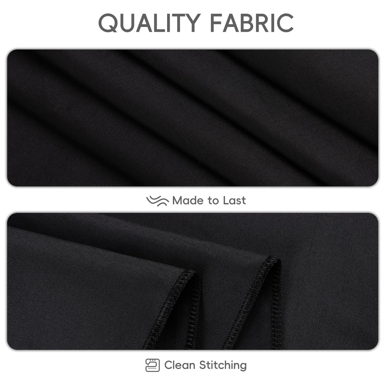 RestfulGlow styled wedding banquet with black tablecloth enhancing decor