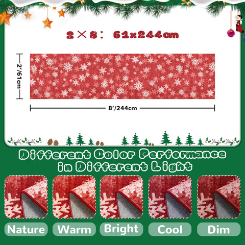 Restydon runner in bedroom scene creating cozy, festive holiday ambience