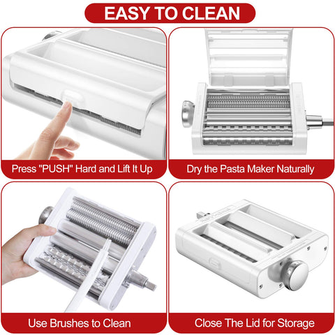 RETHONE cleaning brushes and open case for simple maintenance and hygiene