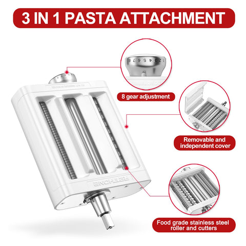RETHONE dough being fed through roller producing even pasta sheets fast