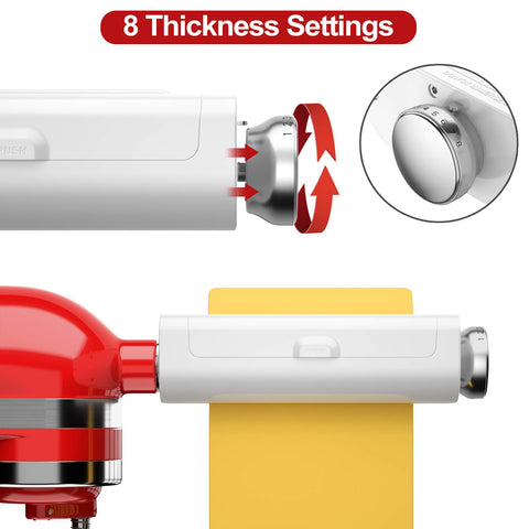 RETHONE fettuccine cutter detail producing wide ribbons for hearty sauces
