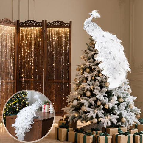 Retisee size comparison of topper on tree showing proportion and scale
