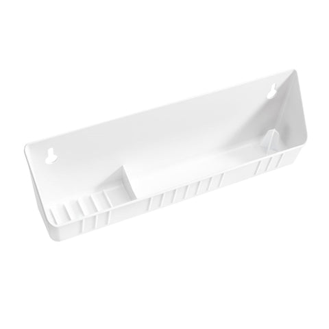 Rev-A-Shelf plastic texture close-up showing easy-clean, stain-resistant surface
