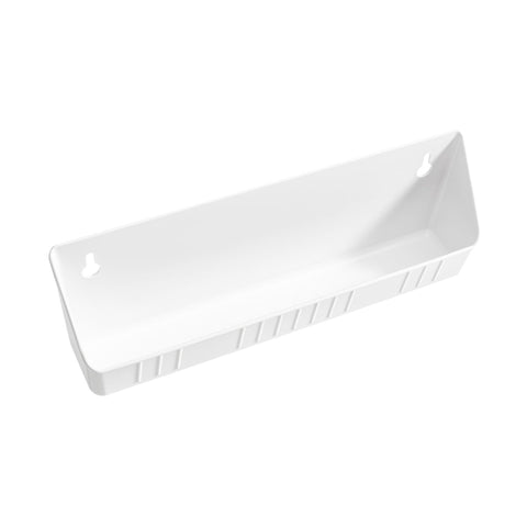 Rev-A-Shelf size comparison with ruler showing 11 inch fit for standard cabinets
