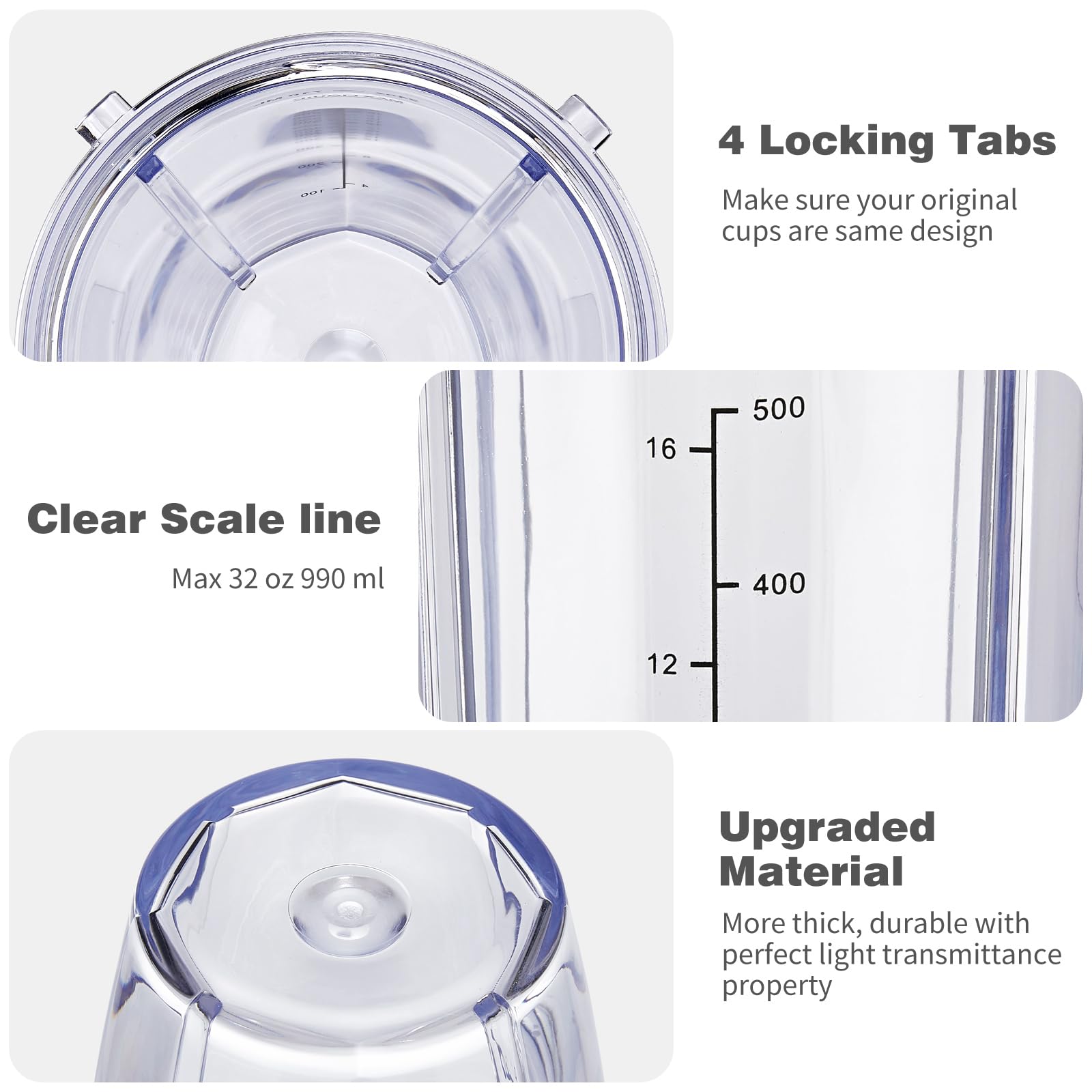 Revorit close-up of measurement markings for precise ingredient control