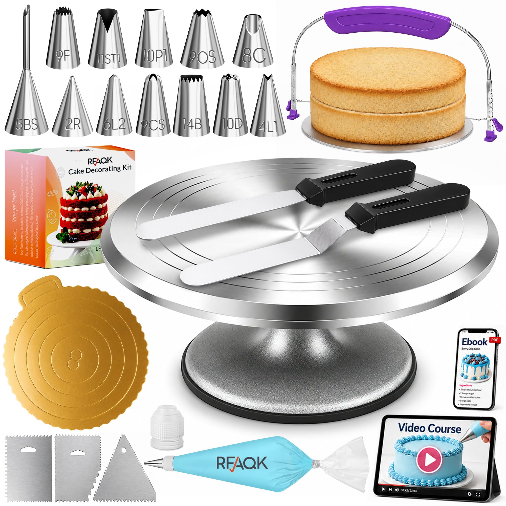RFAQK full kit laid out showing contents and quick setup benefit