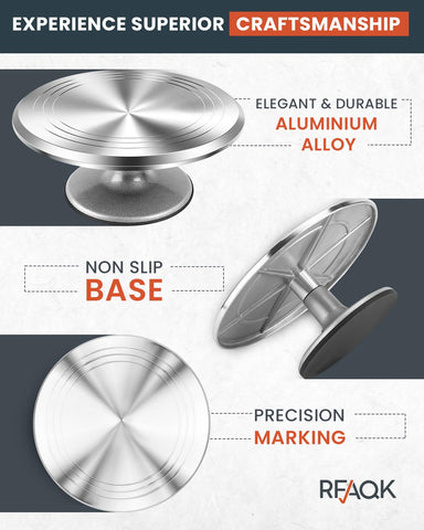 RFAQK straight and offset spatulas plus leveler showing precision control