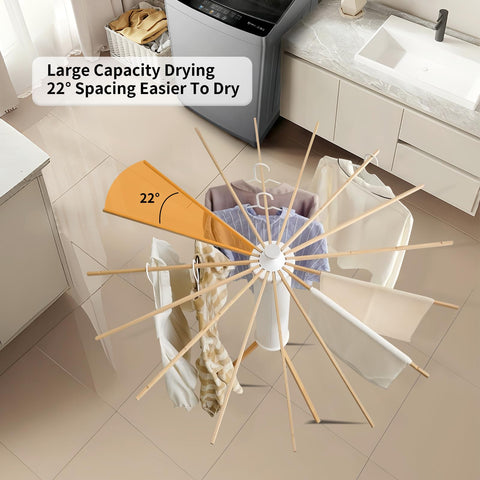 RFOUO in use with clothes demonstrating organized air drying