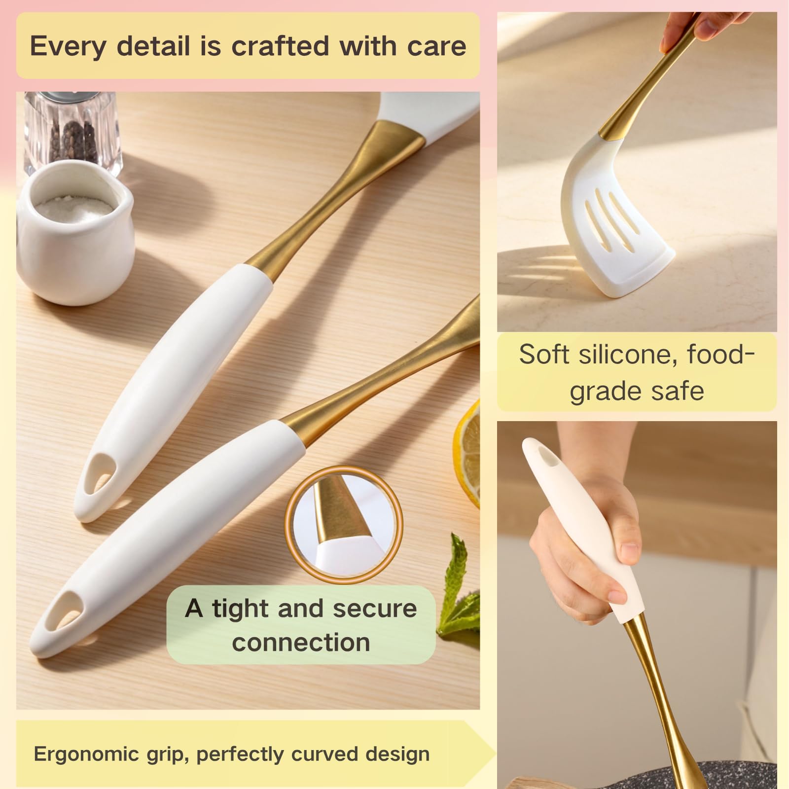 RFSCDI whisk close-up showing durable wires and silicone handle for easy blending