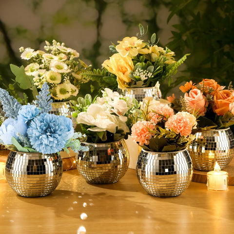 RGBDOT clustered as a centerpiece on a banquet table to enhance event ambiance