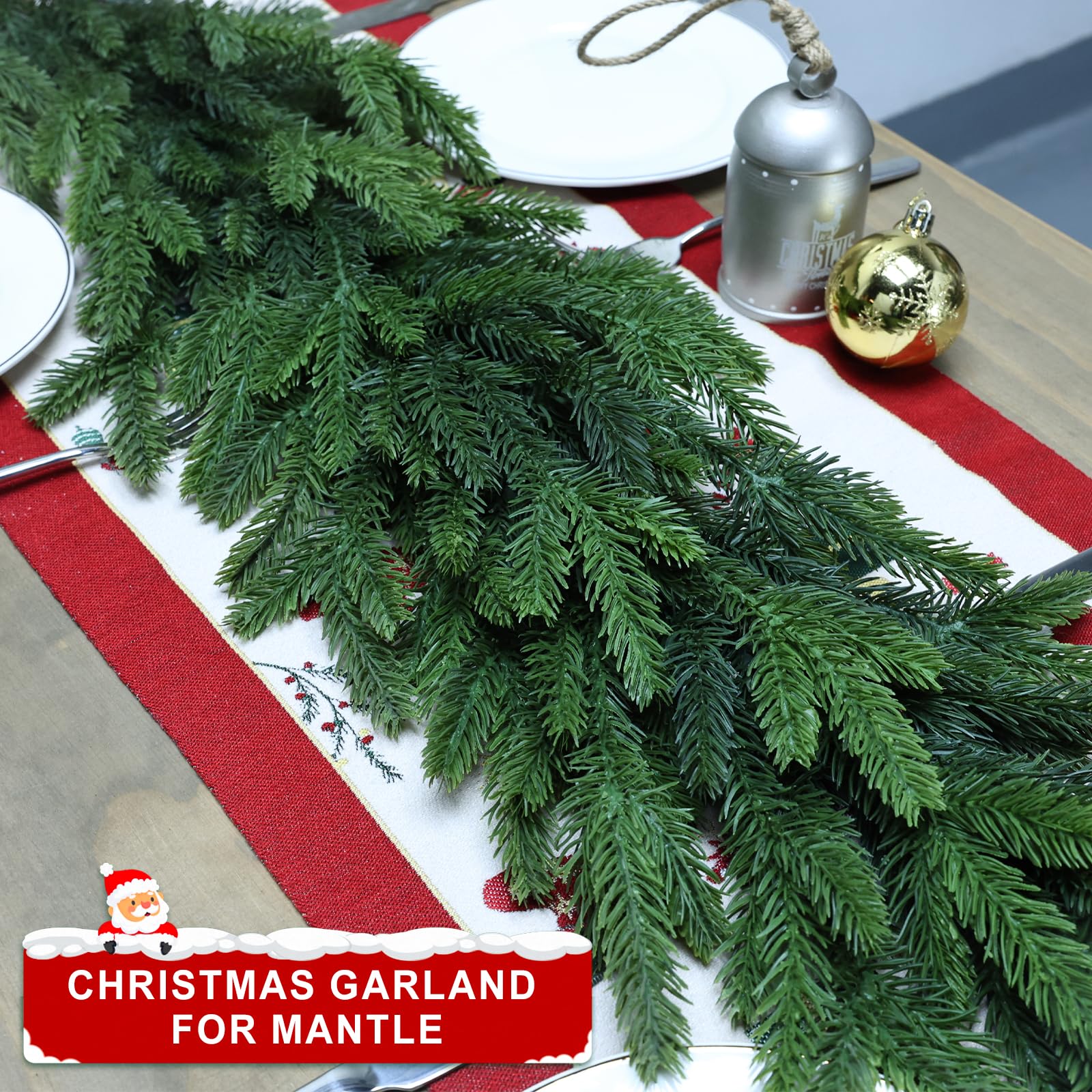 RHTRJ garland rolled for storage benefit: compact, reusable for next season