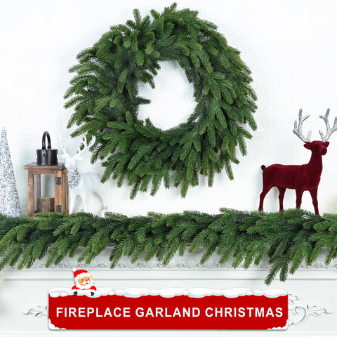 RHTRJ garland used as a table centerpiece with accents benefit: versatile seasonal styling